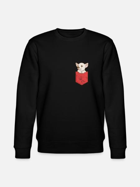 Chihuahua - Stanley/Stella CHANGER Unisex Organic Sweatshirt - black