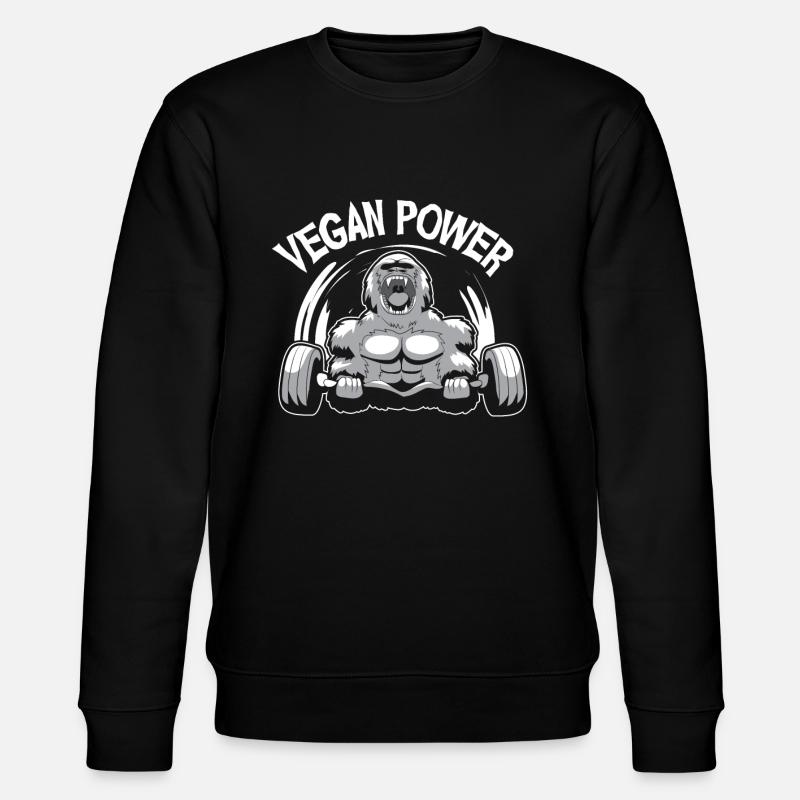 Puissance végétalienne - Sweat bio CHANGER Stanley/Stella Unisexe - noir