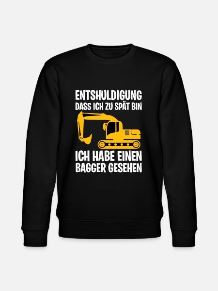 Bagger Excavator - Stanley/Stella Unisex Bio-Sweatshirt CHANGER - Schwarz
