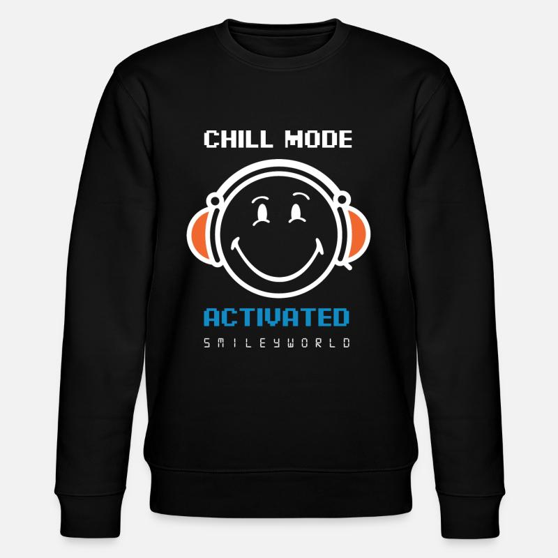 SmileyWorld Chill Mode Activated - Sweat bio CHANGER Stanley/Stella Unisexe - noir
