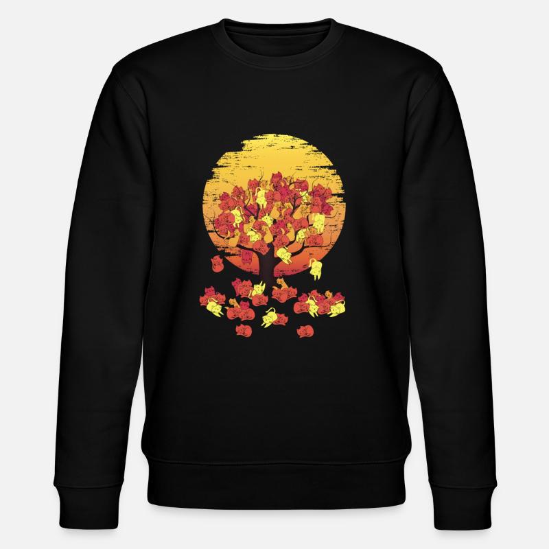 Cat Tree - Stanley/Stella CHANGER Unisex Organic Sweatshirt - black