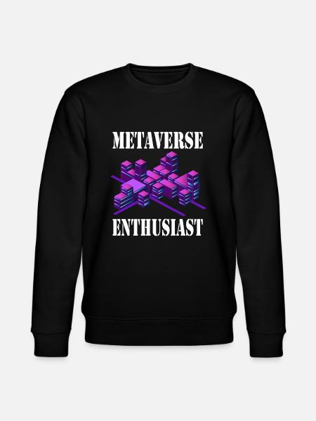 Metaverse Enthusiast Virtual Reality - Stanley/Stella CHANGER Unisex Organic Sweatshirt - black