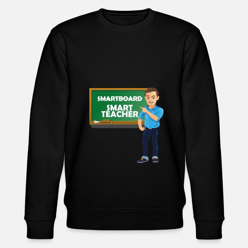 Smart Teacher (Lehrer) - Stanley/Stella Unisex Bio-Sweatshirt CHANGER  - Schwarz