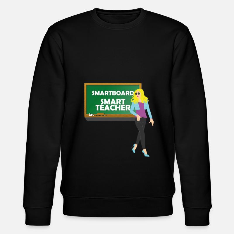 Smart Teacher (Lehrerin) - Stanley/Stella Unisex Bio-Sweatshirt CHANGER  - Schwarz