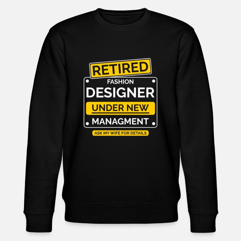 Retraite des créateurs de mode - Sweat bio CHANGER Stanley/Stella Unisexe - noir
