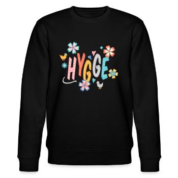 Hygge - Stanley/Stella Unisex Bio-Sweatshirt CHANGER  - Schwarz - Vorne - Nik (191cm) & Marisol (170cm)