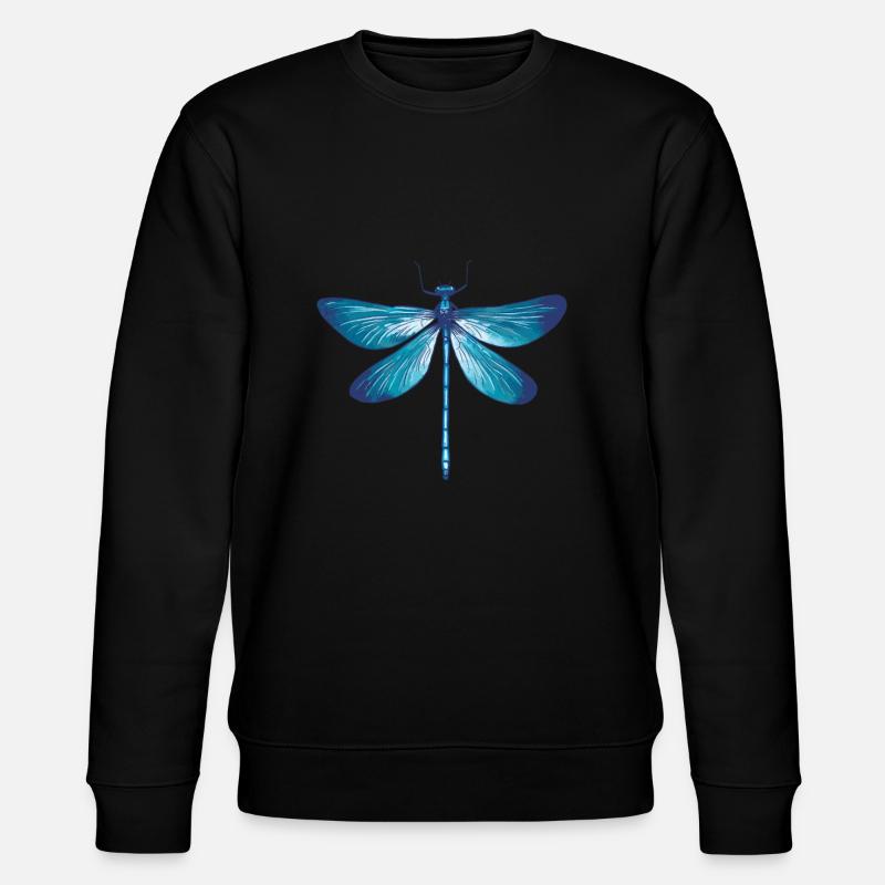 Libellules Insectes nature Entomologiste Biologiste - Sweat bio CHANGER Stanley/Stella Unisexe - noir