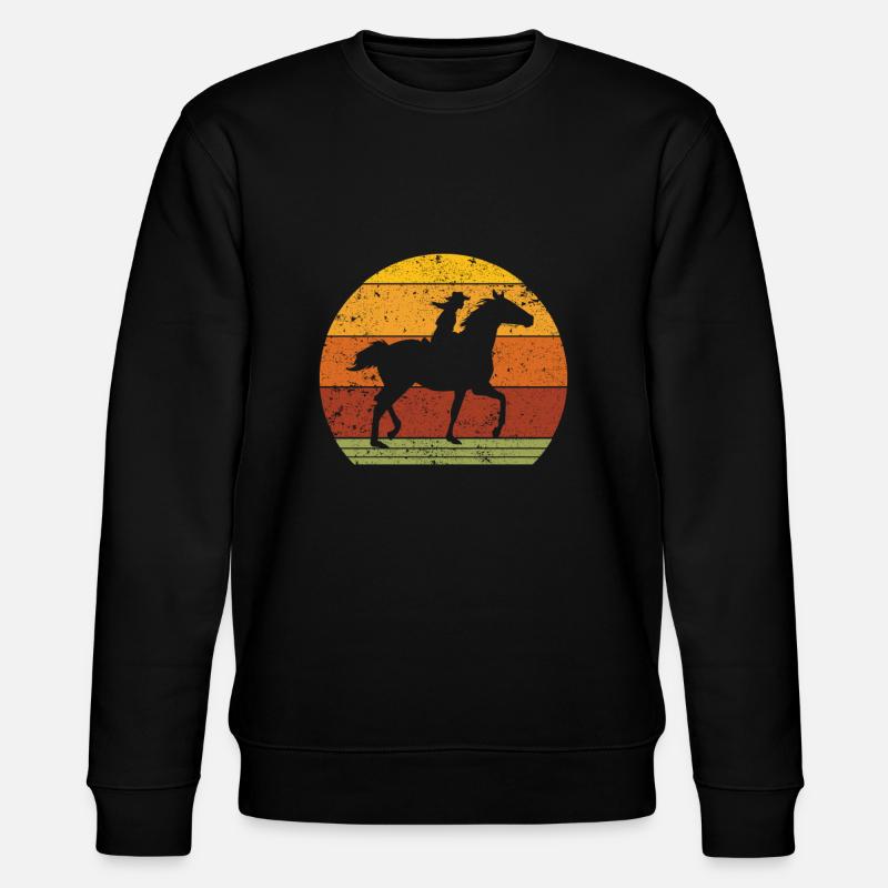 Muss Reiten - Stanley/Stella Unisex Bio-Sweatshirt CHANGER  - Schwarz