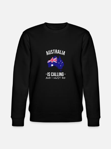 Australia Australian Australian Australian - Stanley/Stella CHANGER Unisex Organic Sweatshirt - black