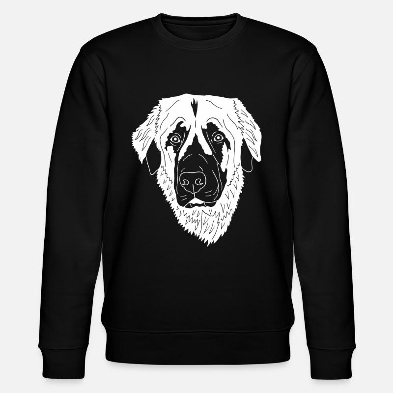 Leonberger Mix - Stanley/Stella Unisex Bio-Sweatshirt CHANGER  - Schwarz