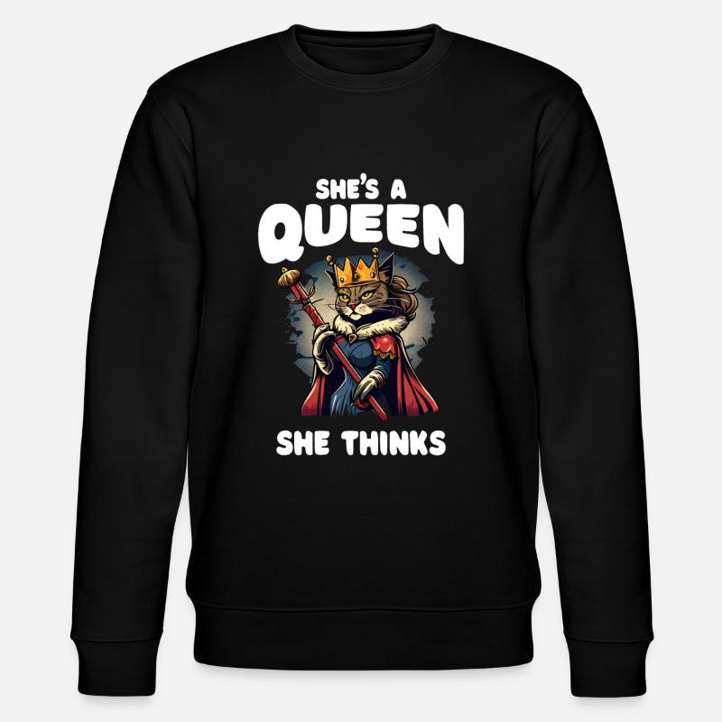 Fier propriétaire de chat - Sweat bio CHANGER Stanley/Stella Unisexe - noir
