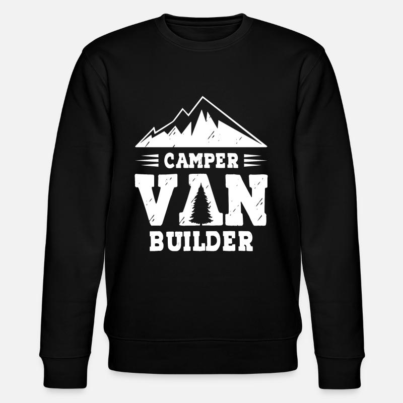 Camper Van Builder - Stanley/Stella CHANGER Unisex Organic Sweatshirt - black