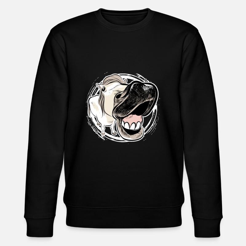 Drôle de cheval - Sweat bio CHANGER Stanley/Stella Unisexe - noir