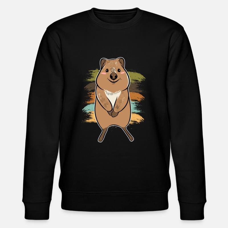 Quokka mignon marsupial - Sweat bio CHANGER Stanley/Stella Unisexe - noir