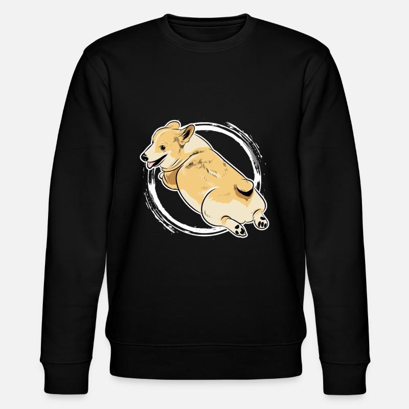 Corgi - Stanley/Stella Unisex Bio-Sweatshirt CHANGER  - Schwarz