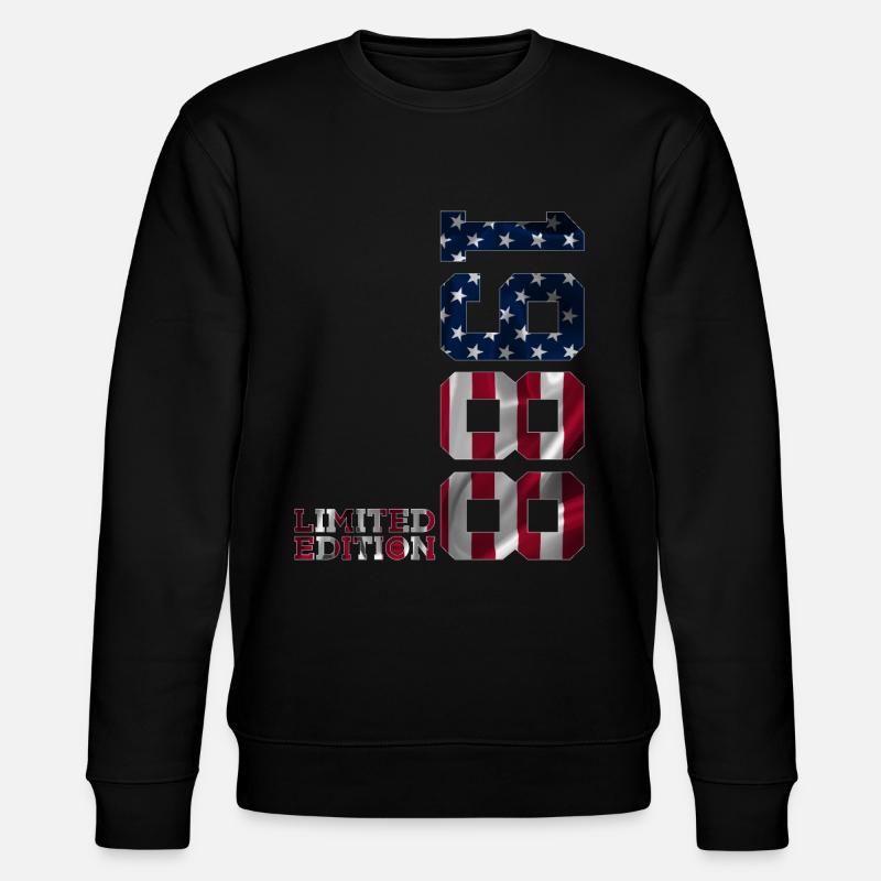 ÉDITION LIMITÉE 1988 USA 38E ANNIVERSAIRE - Sweat bio CHANGER Stanley/Stella Unisexe - noir
