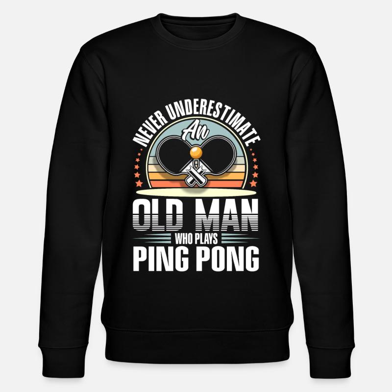 Ping-pong - Sweat bio CHANGER Stanley/Stella Unisexe - noir