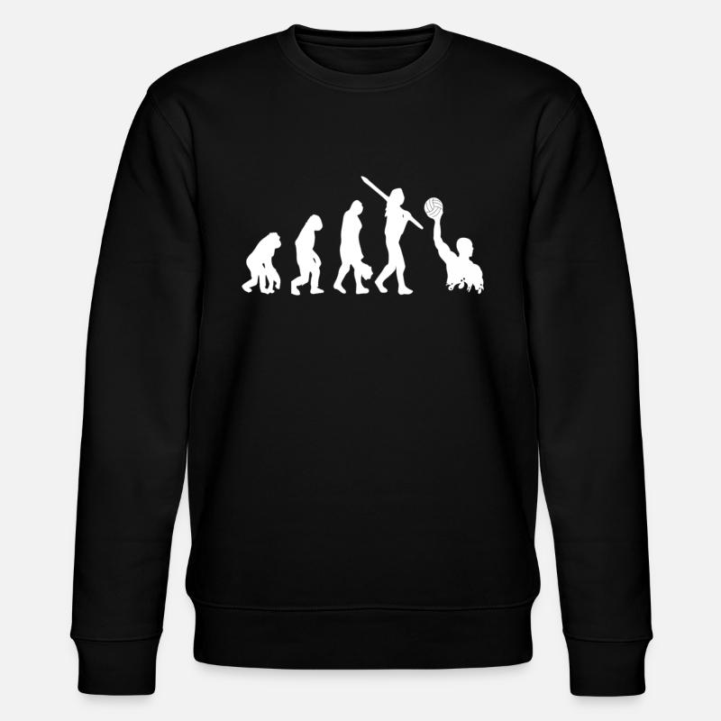 Évolution du water-polo - Sweat bio CHANGER Stanley/Stella Unisexe - noir