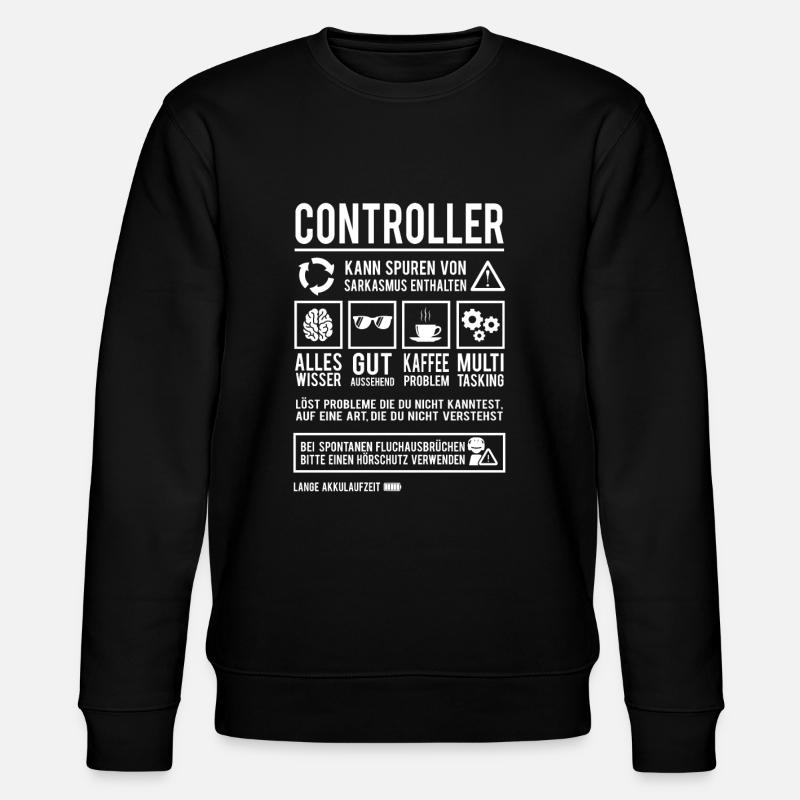 Controlling Beruf Rechnungswesen Controller - Stanley/Stella Unisex Bio-Sweatshirt CHANGER  - Schwarz