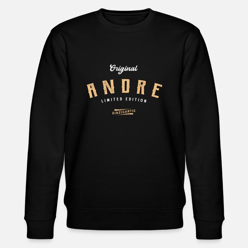 Andre Limited Edition - Stanley/Stella Unisex Bio-Sweatshirt CHANGER  - Schwarz