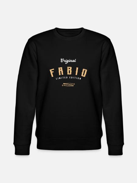 Fabio Limited Edition - Stanley/Stella Unisex Bio-Sweatshirt CHANGER - Schwarz
