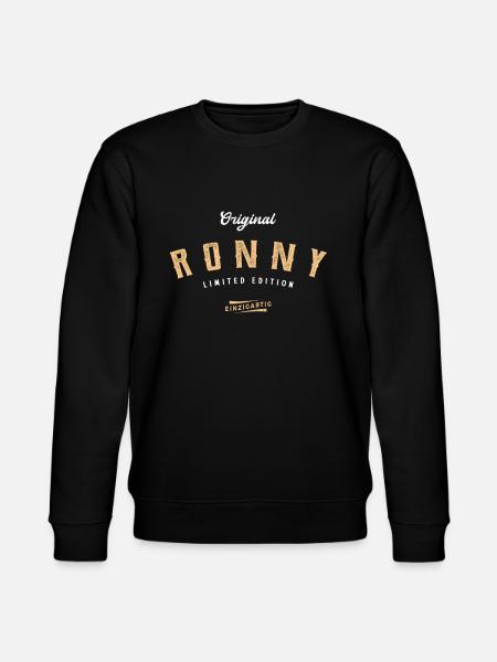 Ronny Limited Edition - Stanley/Stella Unisex Bio-Sweatshirt CHANGER  - Schwarz