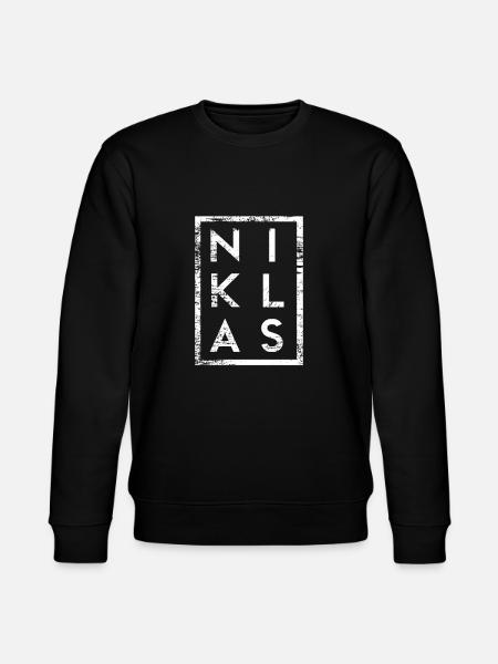 Niklas Minimalismus - Stanley/Stella Unisex Bio-Sweatshirt CHANGER - Schwarz