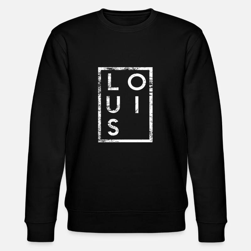 Louis Minimalismus - Stanley/Stella Unisex Bio-Sweatshirt CHANGER - Schwarz