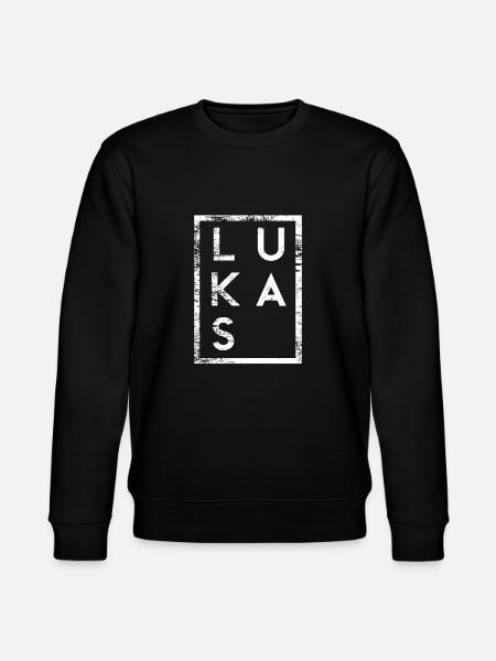 Lukas Minimalismus - Stanley/Stella Unisex Bio-Sweatshirt CHANGER  - Schwarz