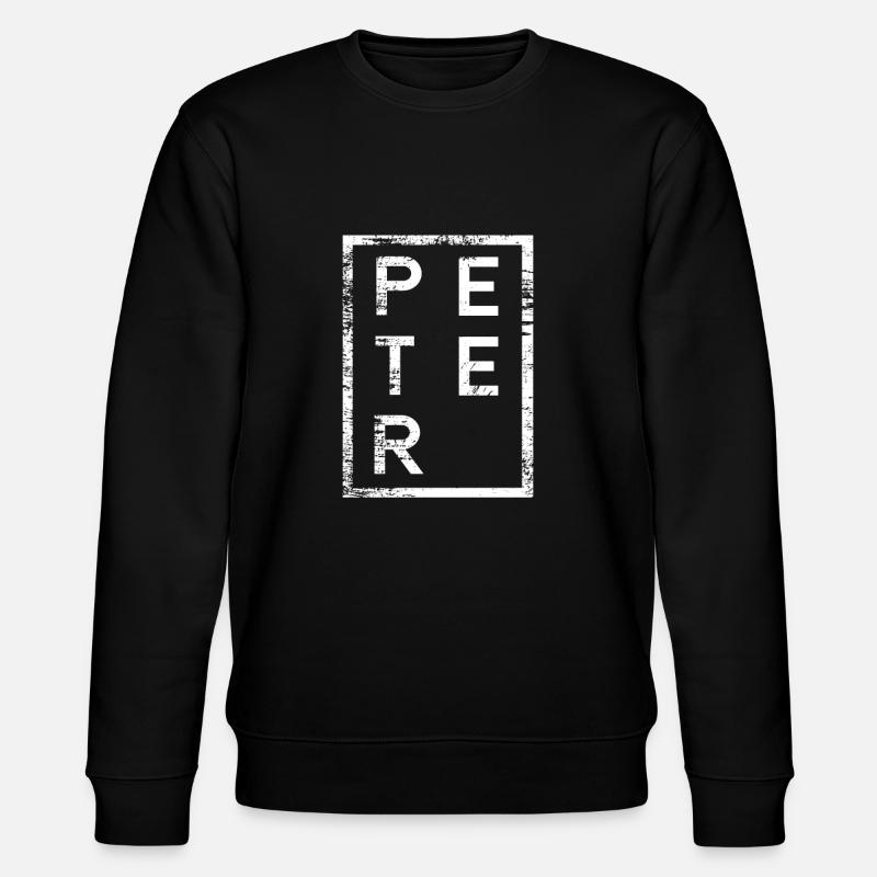 Peter Minimalism - Stanley/Stella CHANGER Unisex Organic Sweatshirt - black