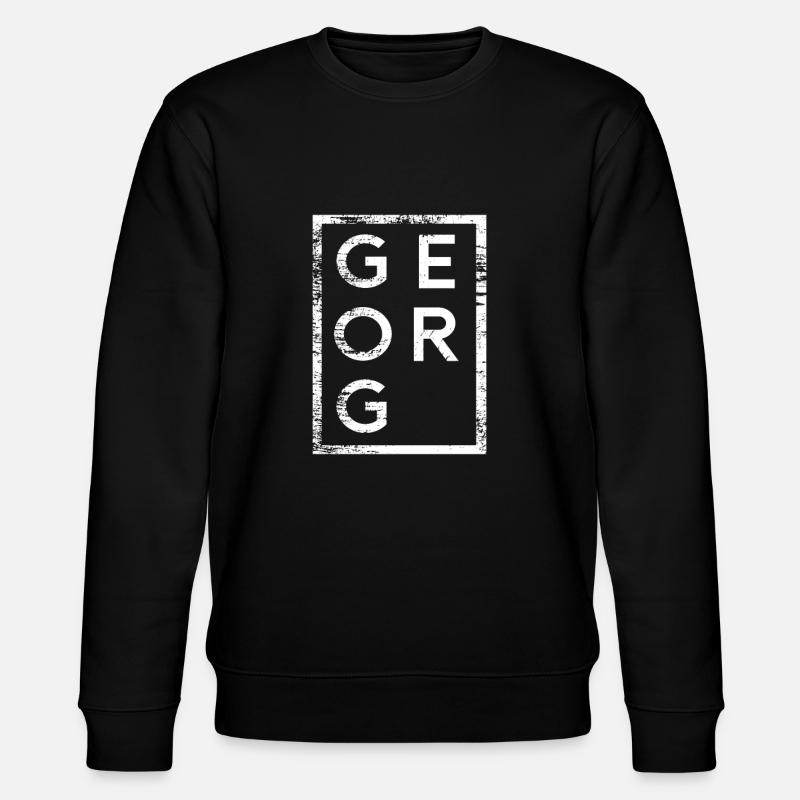 Georg Minimalisme - Sweat bio CHANGER Stanley/Stella Unisexe - noir