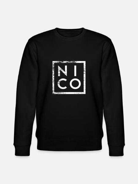 Nico Minimalismus - Stanley/Stella Unisex Bio-Sweatshirt CHANGER  - Schwarz