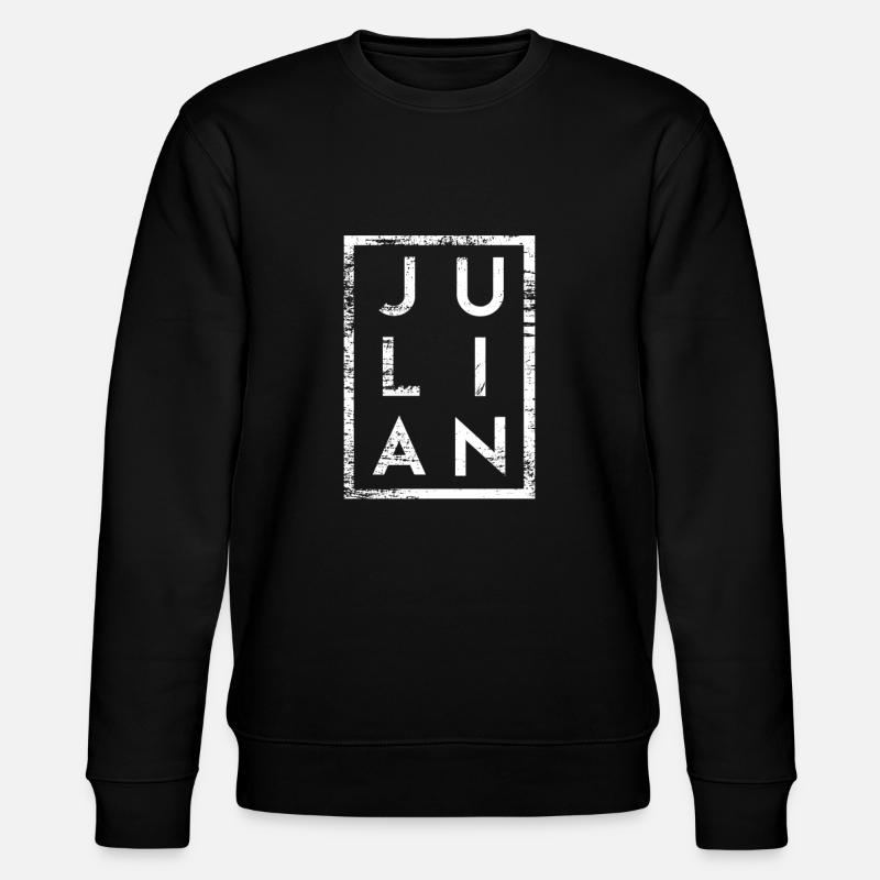 Julian Minimalismus - Stanley/Stella Unisex Bio-Sweatshirt CHANGER  - Schwarz