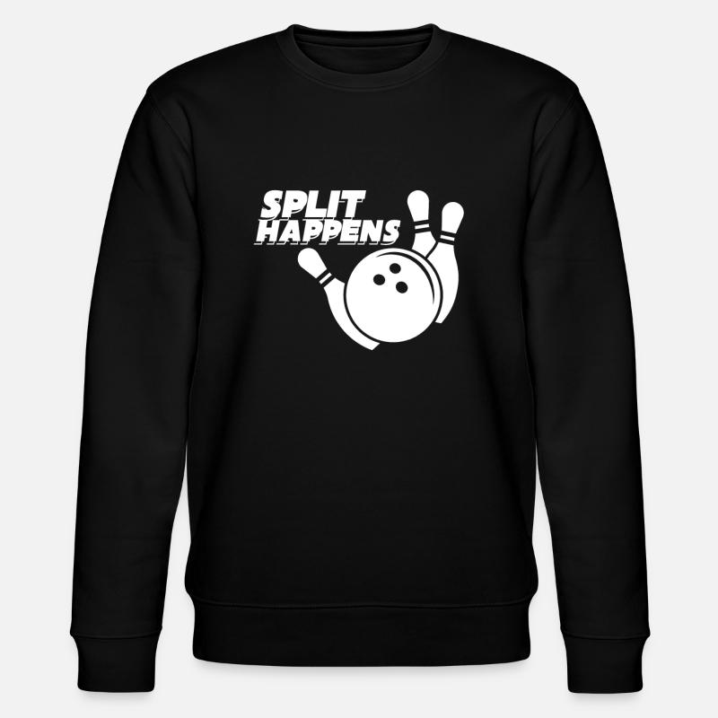 Split happens Bowling Outfit - Stanley/Stella Unisex Bio-Sweatshirt CHANGER - Schwarz