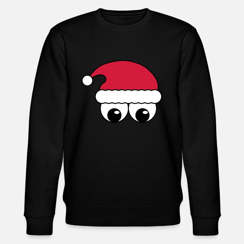 Santa Claus - Stanley/Stella Unisex Bio-Sweatshirt CHANGER  - Schwarz