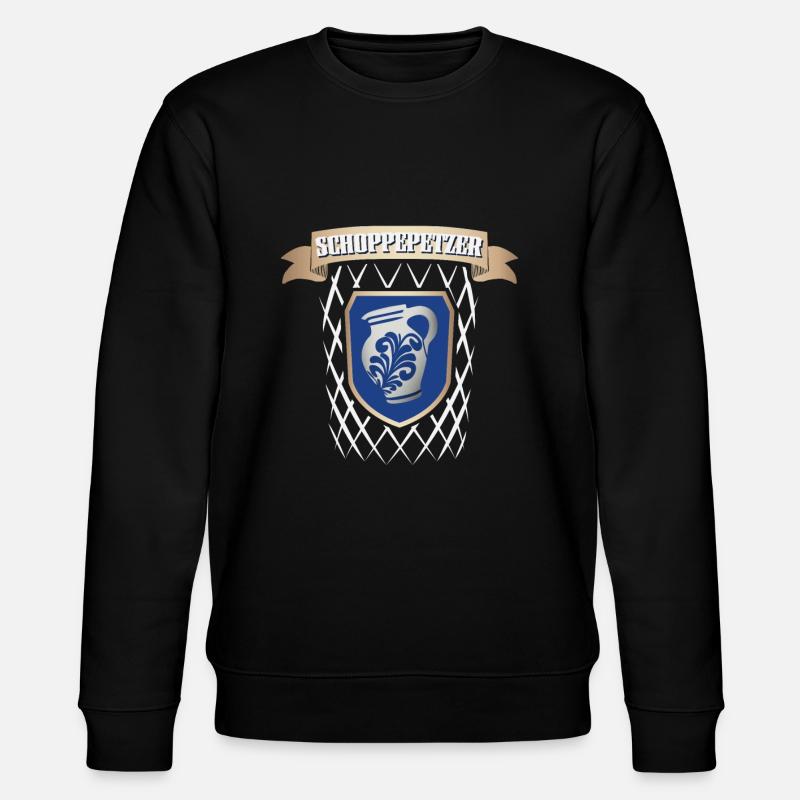 Hessischer Äppler, Apfelwein - Stanley/Stella Unisex Bio-Sweatshirt CHANGER  - Schwarz