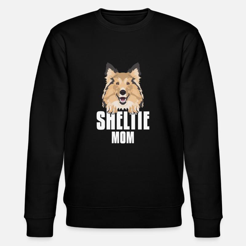 Shetland Sheepdog Maman, Maman Chien - Sweat bio CHANGER Stanley/Stella Unisexe - noir