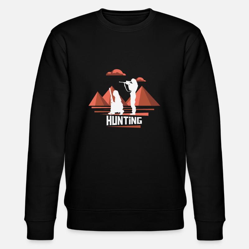 Chasseur, nature merveilleuse - Sweat bio CHANGER Stanley/Stella Unisexe - noir