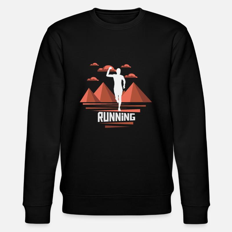 Marathon, Trailrunning Läufer - Stanley/Stella Unisex Bio-Sweatshirt CHANGER - Schwarz
