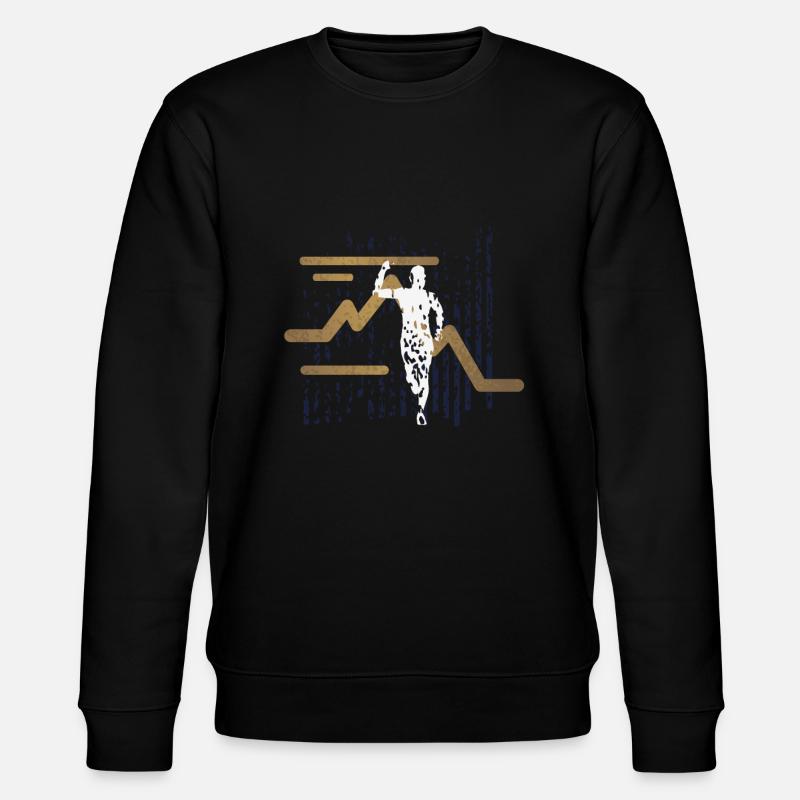 Marathon, TrailRunning Runner - Stanley/Stella CHANGER Unisex Organic Sweatshirt - black