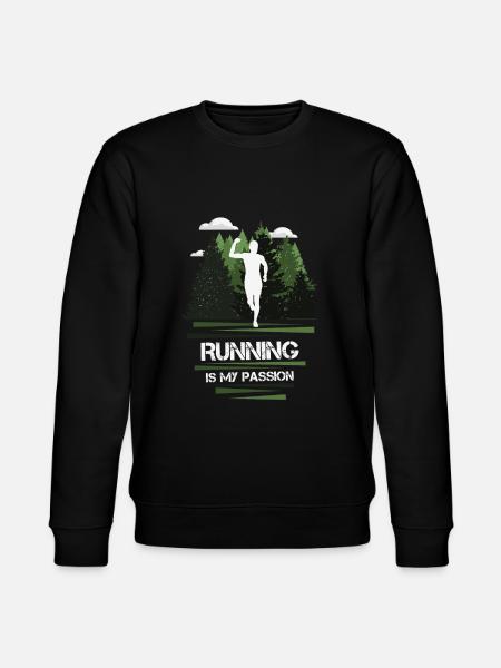 Marathon, Trailrunning Passion - Stanley/Stella CHANGER Unisex Organic Sweatshirt - black