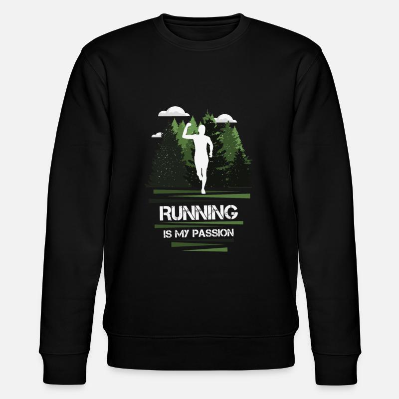 Marathon, Trailrunning Passion - Sweat bio CHANGER Stanley/Stella Unisexe - noir