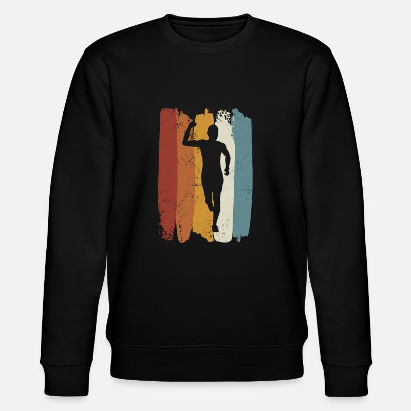 Marathon rétro, Trail Running - Sweat bio CHANGER Stanley/Stella Unisexe - noir