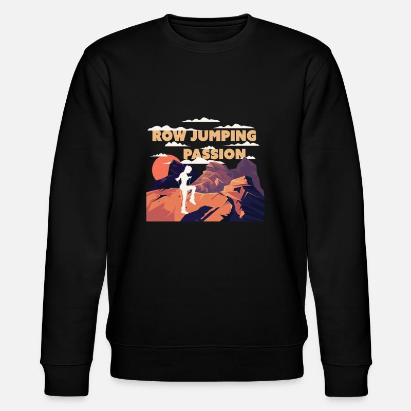 Rope Jumping Passion - Stanley/Stella Unisex Bio-Sweatshirt CHANGER  - Schwarz