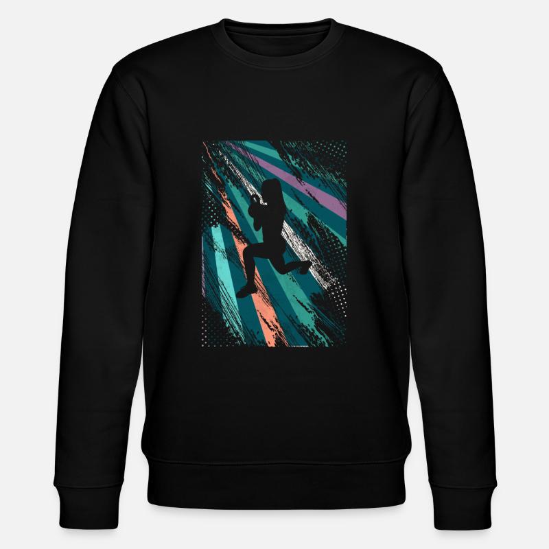 Retro HIIT - Stanley/Stella Unisex Bio-Sweatshirt CHANGER  - Schwarz