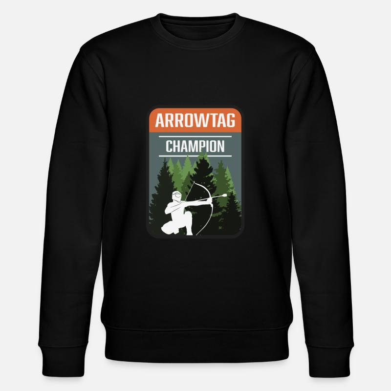 Campeón Arrowtag - Sudadera ecológica unisex CHANGER de Stanley/Stella - negro