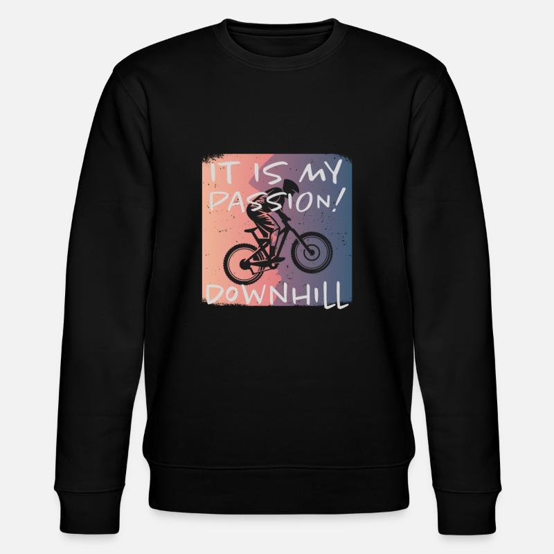 Grunge Downhill - Stanley/Stella Unisex Bio-Sweatshirt CHANGER  - Schwarz