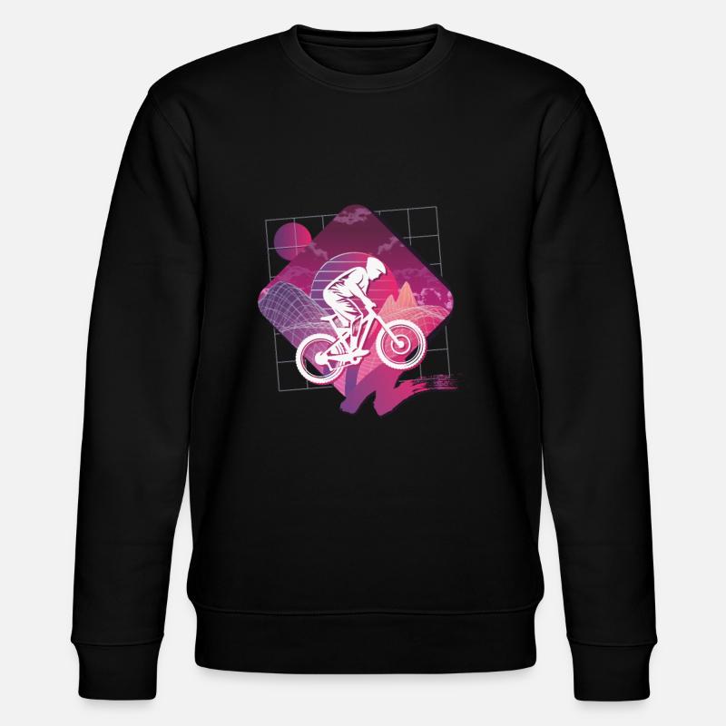 Vaporwave Descente - Sweat bio CHANGER Stanley/Stella Unisexe - noir