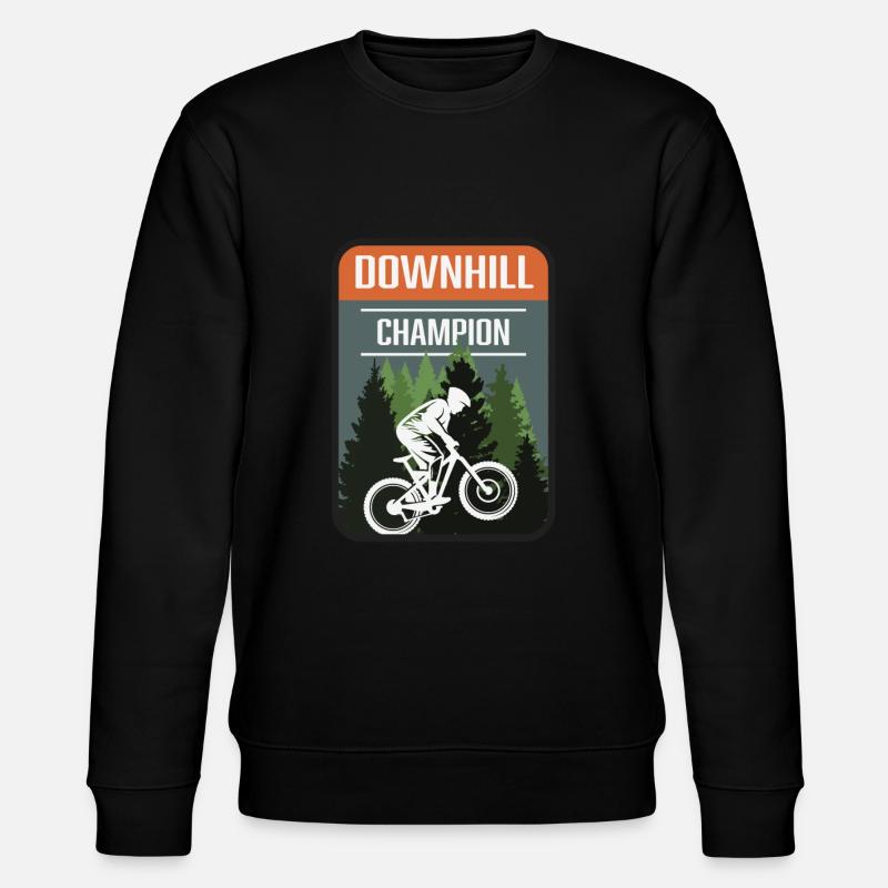 Downhill Champion - Stanley/Stella Unisex Bio-Sweatshirt CHANGER  - Schwarz