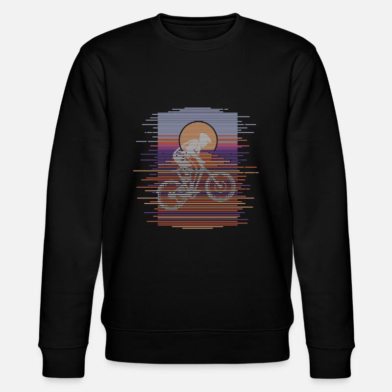 Lignes en descente - Sweat bio CHANGER Stanley/Stella Unisexe - noir